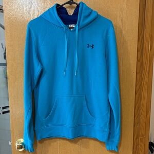 Under Armour Teal Blue Pullover Hoodie-M